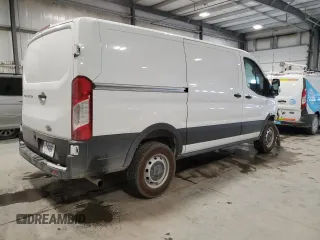 2024 Ford Transit Cargo with VIN 1FTBR1Y88RKB38322, listed as a Copart auction lot 45318395 with 1,168 mi miles and Salvage Title. Bid and sale history available at DreamBid. Image 3.
