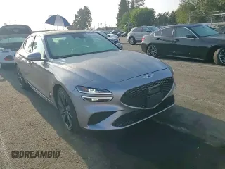 2023 Genesis G70 2.0T with VIN KMTG34TA0PU120788, listed as a Copart auction lot 68816274 with 9,481 mi miles and Salvage Title. Bid and sale history available at DreamBid. Image 11.