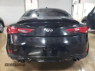 2018 Infiniti Q60 Luxe with VIN JN1EV7EL7JM392006, listed as a Copart auction lot 85520894 with 60,565 mi miles and Salvage title. Bid and sale history available at DreamBid. Image 6.