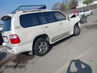 2003 Lexus LX with VIN JTJHT00W533530284, listed as a IAAI auction lot 40605506 with Not Provided miles. Bid and sale history available at carsss.com. Image 4.
