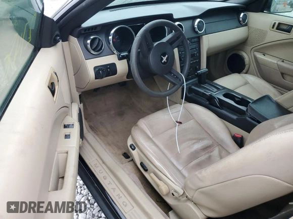 2007 Ford Mustang Deluxe with VIN 1ZVFT84N375281260, listed as a Copart auction lot 51205445 with 274,807 mi miles and Salvage Title. Bid and sale history available at carsss.com. Image 8.