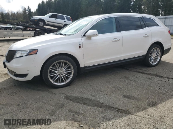 2014 Lincoln MKT EcoBoost with VIN 2LMHJ5ATXEBL58623, listed as a Copart auction lot 48222015 with 255,495 mi miles and Clean Title. Bid and sale history available at DreamBid. Image 1.