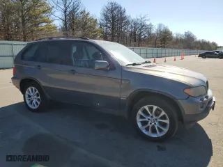2006 BMW X5 3.0i with VIN 5UXFA13596LY33807, listed as a Copart auction lot 46593215 with 0 mi miles and Salvage Title. Bid and sale history available at carsss.com. Image 4.