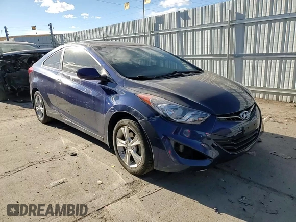 2013 Hyundai Elantra Coupe SE with VIN KMHDH6AE3DU019580, listed as a Copart auction lot 84892324 with 89,273 mi miles and Salvage Title. Bid and sale history available at carsss.com. Image 11.