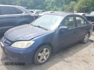 2005 Honda Civic z VIN 2HGES258X5H574491, wystawiony jako IAAI lot #42443699 z przebiegiem 194 431 mil mil oraz . Historia ofert i sprzedaży dostępna na DreamBid. Obrazek 2.