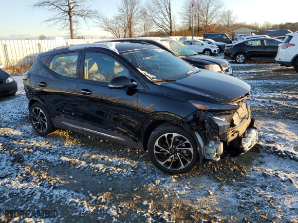 2022 Chevrolet Bolt EUV Premier with VIN 1G1FZ6S0XN4117545, listed as a Copart auction lot 86611474 with 33,105 mi miles and Salvage Title. Bid and sale history available at carsss.com. Image 4.