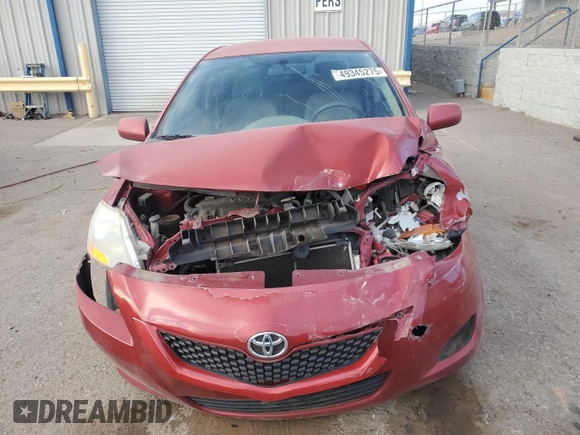 2009 Toyota Yaris with VIN JTDBT903191331708, listed as a Copart auction lot 49345275 with 0 mi miles and Salvage Title. Bid and sale history available at carsss.com. Image 5.