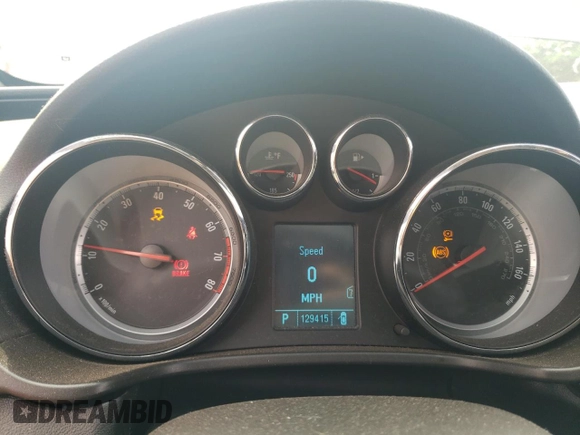 2011 Buick Regal CXL Turbo TO6 with VIN W04G05GV1B1080140, listed as a Copart auction lot 71938794 with 129,415 mi miles and Salvage Title. Bid and sale history available at carsss.com. Image 9.