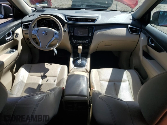 2015 Nissan Rogue SL z VIN 5N1AT2MV3FC795867, wystawiony jako Copart lot #54910715 z przebiegiem 99 328 mil mil oraz Szkoda całkowita • Salvage title. Historia ofert i sprzedaży dostępna na DreamBid. Obrazek 8.
