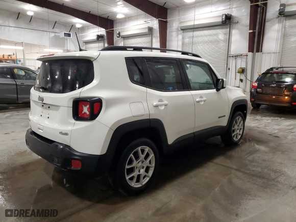 2021 Jeep Renegade Latitude with VIN ZACNJDBB8MPN32506, listed as a Copart auction lot 49411115 with 30,778 mi miles and Salvage Title. Bid and sale history available at carsss.com. Image 3.