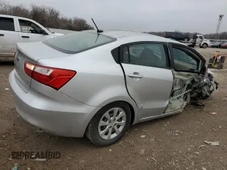 2016 Kia Rio LX with VIN KNADM4A31G6661742, listed as a Copart auction lot 47454605 with 81,066 mi miles and Salvage Title. Bid and sale history available at carsss.com. Image 3.