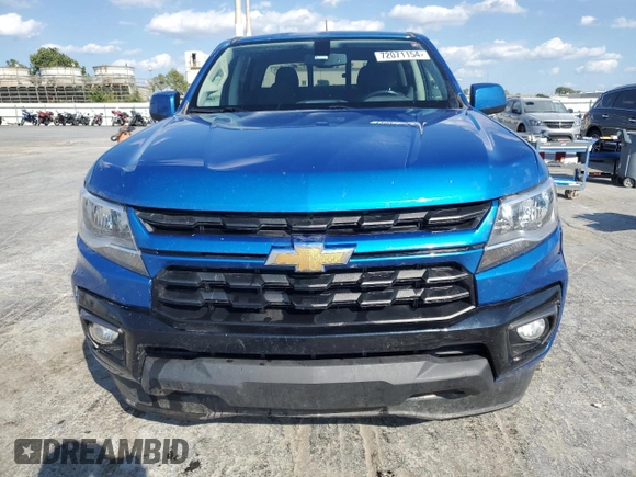 2022 Chevrolet Colorado 2WD LT with VIN 1GCGSCEA1N1297471, listed as a Copart auction lot 72071154 with 59,552 mi miles and Salvage title. Bid and sale history available at DreamBid. Image 5.