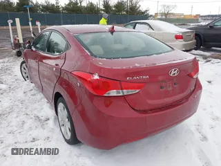 2013 Hyundai Elantra Limited with VIN 5NPDH4AE2DH220146, listed as a IAAI auction lot 41329053 with 123,652 mi miles and . Bid and sale history available at DreamBid. Image 3.