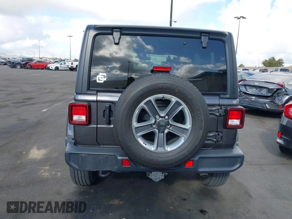 2021 Jeep Wrangler Unlimited Sahara with VIN 1C4HJXEN4MW503014, listed as a IAAI auction lot 41900234 with 16,444 mi miles and . Bid and sale history available at DreamBid. Image 16.