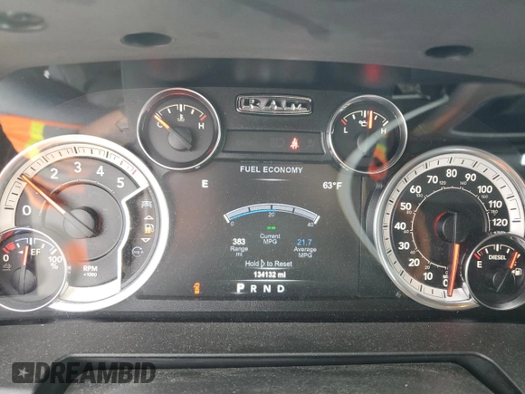 2017 Ram 1500 Big Horn with VIN 1C6RR7LM1HS875308, listed as a Copart auction lot 56384805 with 134,132 mi miles and Clean title. Bid and sale history available at DreamBid. Image 9.