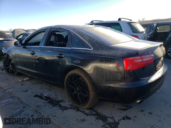 2013 Audi A6 2.0T Premium Plus with VIN WAUGFAFC9DN151445, listed as a Copart auction lot 43875015 with 86,597 mi miles and Salvage Title. Bid and sale history available at carsss.com. Image 2.