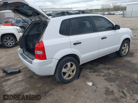 2008 Hyundai Tucson GLS with VIN KM8JM12B48U892461, listed as a IAAI auction lot 41915981 with 162,769 mi miles and . Bid and sale history available at DreamBid. Image 4.