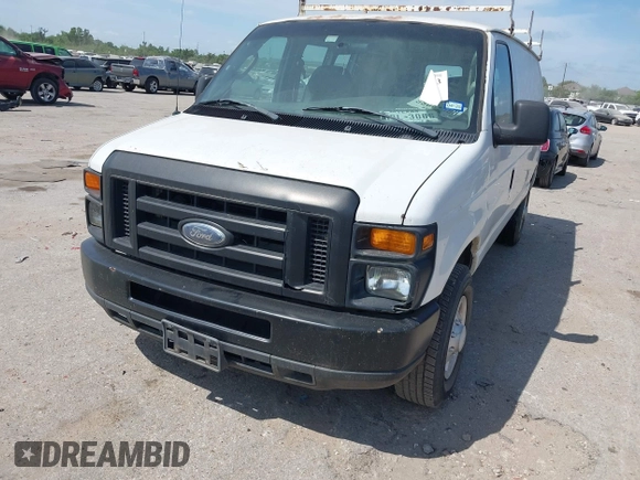 2008 Ford Econoline Cargo Commercial with VIN 1FTNE14W08DA36965, listed as a IAAI auction lot 42061503 with 261,416 mi miles and . Bid and sale history available at carsss.com. Image 2.