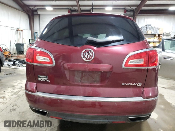 2016 Buick Enclave Leather with VIN 5GAKVBKD6GJ153106, listed as a Copart auction lot 43143415 with 140,303 mi miles and Salvage Title. Bid and sale history available at carsss.com. Image 6.