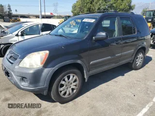 2005 Honda CR-V EX with VIN SHSRD78835U304892, listed as a Copart auction lot 46188995 with 186,054 mi miles and Salvage Title. Bid and sale history available at carsss.com. Image 1.