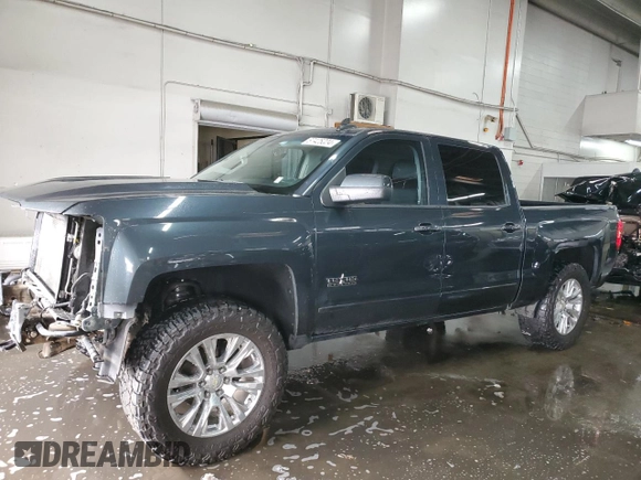 2018 Chevrolet Silverado 1500 LT with VIN 3GCUKREC3JG258674, listed as a Copart auction lot 87425324 with 142,796 mi miles and Salvage Title. Bid and sale history available at carsss.com. Image 1.