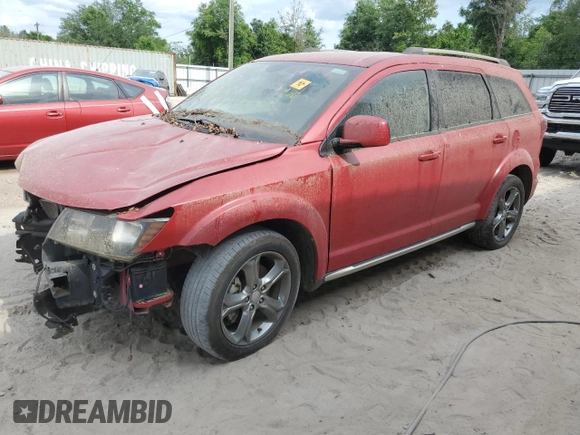 2017 Dodge Journey Crossroad Plus with VIN 3C4PDCGG4HT594808, listed as a Copart auction lot 54072115 with Not Provided miles and Clean Title. Bid and sale history available at DreamBid. Image 1.