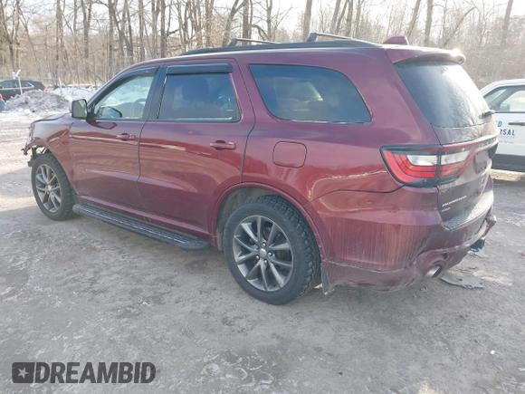 2017 Dodge Durango GT with VIN 1C4RDJDG8HC918100, listed as a IAAI auction lot 41428450 with 138,108 mi miles and . Bid and sale history available at carsss.com. Image 3.
