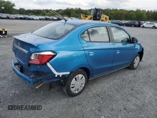 2023 Mitsubishi Mirage G4 ES with VIN ML32FUFJXPHF05933, listed as a Copart auction lot 69374883 with 6,176 mi miles. Bid and sale history available at carsss.com. Image 3.