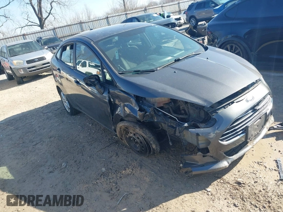2019 Ford Fiesta SE with VIN 3FADP4BJ2KM162471, listed as a IAAI auction lot 41893871 with 109,490 mi miles. Bid and sale history available at carsss.com. Image 1.