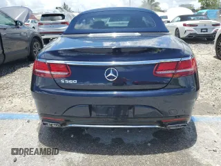 2019 Mercedes-Benz S-Class S 560 with VIN WDDXK8DB4KA038059, listed as a Copart auction lot 63028734 with 40,327 mi miles and Non Repairable. Bid and sale history available at carsss.com. Image 6.
