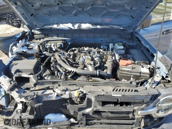 2023 Ford Bronco with VIN 1FMEE5DP0PLB17111, listed as a Copart auction lot 86588374 with 26,093 mi miles and Salvage Title. Bid and sale history available at DreamBid. Image 12.