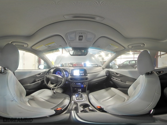 2018 Hyundai Kona Ultimate with VIN KM8K53A51JU134074, listed as a Copart auction lot 82484844 with 48,962 mi miles and Salvage Title. Bid and sale history available at carsss.com. Image 14.