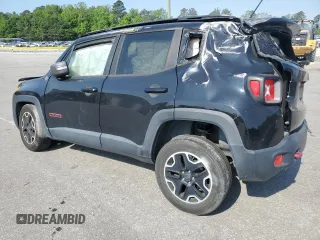 2017 Jeep Renegade Trailhawk с VIN ZACCJBCB6HPF19675, выставлен на аукционе Copart как лот 55439145 с пробегом 161 052 миль миль и Списание • Salvage title. История ставок и продаж доступна на DreamBid. Изображение 2.