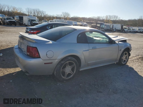 2000 Ford Mustang GT with VIN 1FAFP42X6YF215940, listed as a Copart auction lot 80646464 with 0 mi miles and Salvage Title. Bid and sale history available at carsss.com. Image 3.