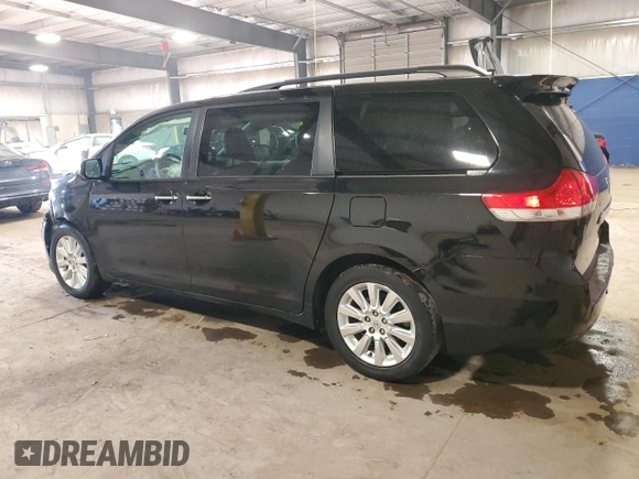 2011 Toyota Sienna XLE with VIN 5TDDK3DC1BS028679, listed as a Copart auction lot 52450655 with 114,054 mi miles and Salvage Title. Bid and sale history available at carsss.com. Image 2.