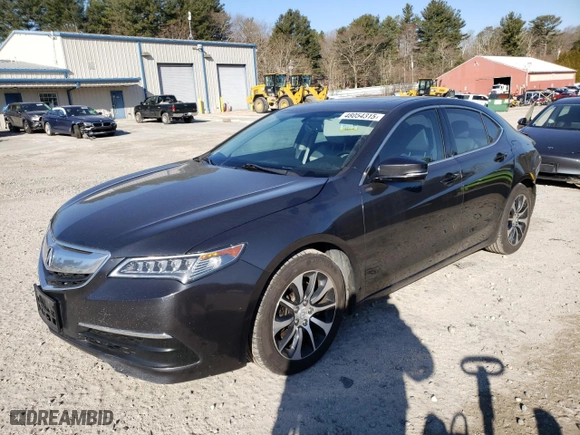 2015 Acura TLX with VIN 19UUB1F35FA025743, listed as a Copart auction lot 48054315 with 142,435 mi miles and Clean Title. Bid and sale history available at carsss.com. Image 1.