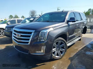 2015 Cadillac Escalade Luxury with VIN 1GYS3MKJ2FR518865, listed as a IAAI auction lot 41890235 with 156,849 mi miles. Bid and sale history available at carsss.com. Image 18.