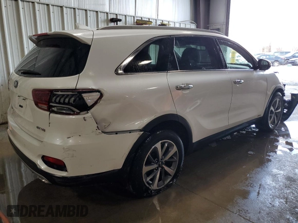 2019 Kia Sorento EX V6 with VIN 5XYPHDA57KG465221, listed as a Copart auction lot 50926655 with 40,359 mi miles and Salvage Title. Bid and sale history available at carsss.com. Image 3.
