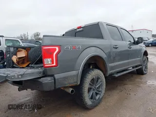 2017 Ford F-150 XL with VIN 1FTFW1EG1HKD42609, listed as a IAAI auction lot 41698693 with 130,402 mi miles and . Bid and sale history available at DreamBid. Image 4.