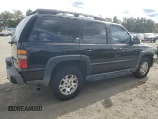 2005 Chevrolet Tahoe Z71 with VIN 1GNEK13T65R199268, listed as a Copart auction lot 76206884 with 302,824 mi miles and Clean Title. Bid and sale history available at carsss.com. Image 3.