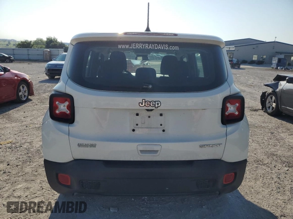 2021 Jeep Renegade Sport z VIN ZACNJCAB0MPM27079, wystawiony jako Copart lot #62450625 z przebiegiem 41 503 mil mil oraz Szkoda całkowita • Salvage title. Historia ofert i sprzedaży dostępna na DreamBid. Obrazek 6.
