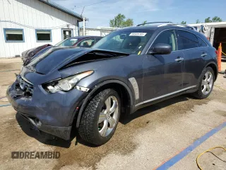 2009 Infiniti FX with VIN JNRAS18U49M104251, listed as a Copart auction lot 58309785 with 92,303 mi miles and Salvage title. Bid and sale history available at DreamBid. Image 1.