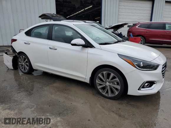 2020 Hyundai Accent Limited with VIN 3KPC34A69LE098181, listed as a Copart auction lot 37465564 with 20,488 mi miles. Bid and sale history available at carsss.com. Image 4.