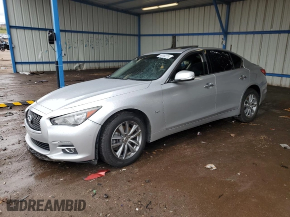 2017 Infiniti Q50 Premium с VIN JN1EV7AR3HM835319, выставлен на аукционе Copart как лот 56049225 с пробегом 114 486 миль миль и Списание • Salvage title. История ставок и продаж доступна на DreamBid. Изображение 1.