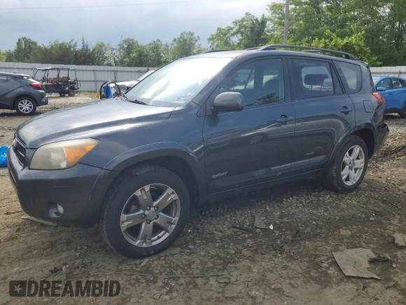 2007 Toyota RAV4 Sport z VIN JTMBD32V676043689, wystawiony jako Copart lot #58730075 z przebiegiem 141 088 mil mil oraz Szkoda całkowita • Salvage title. Historia ofert i sprzedaży dostępna na DreamBid. Obrazek 1.