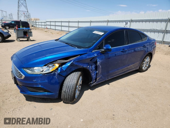 2017 Ford Fusion SE with VIN 3FA6P0H77HR235505, listed as a Copart auction lot 65255515 with 76,177 mi miles and Salvage title. Bid and sale history available at DreamBid. Image 1.