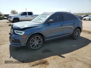 2018 Audi Q3 Premium Plus with VIN WA1HCCFS8JR025904, listed as a Copart auction lot 65087815 with 15,767 mi miles and Salvage title. Bid and sale history available at DreamBid. Image 1.