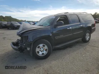 2008 Chevrolet Suburban LT w/2LT with VIN 3GNFC16048G195940, listed as a Copart auction lot 76614334 with Not Provided miles and Salvage Title. Bid and sale history available at carsss.com. Image 1.