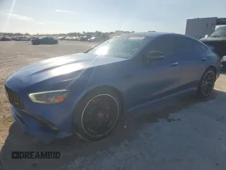 2022 Mercedes-Benz AMG GT with VIN W1K7X5KB6NA050799, listed as a Copart auction lot 50022525 with 93,524 mi miles and Clean Title. Bid and sale history available at carsss.com. Image 1.