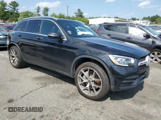 2020 Mercedes-Benz GLC 300 with VIN W1N0G8EB5LF803305, listed as a Copart auction lot 61945845 with 80,086 mi miles and Salvage title. Bid and sale history available at DreamBid. Image 4.